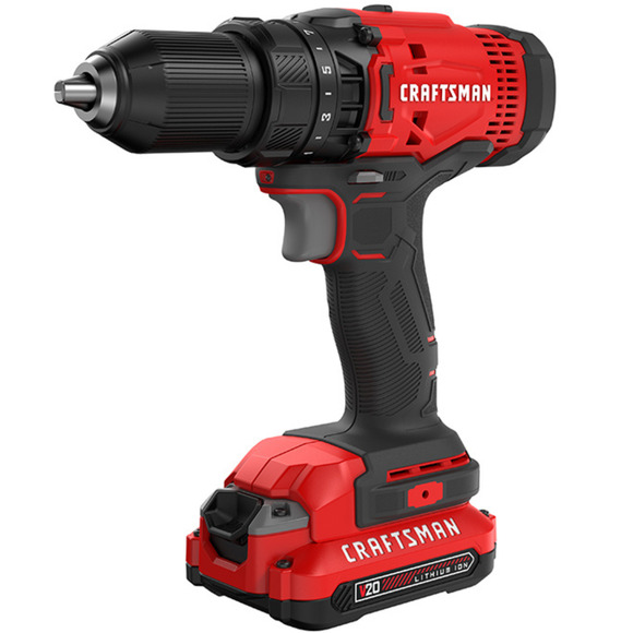 CRAFTSMAN V20* Cordless 1/2 Inch Drill/Driver 1 Battery Kit - CMCD700C1 - Picture 1 of 4